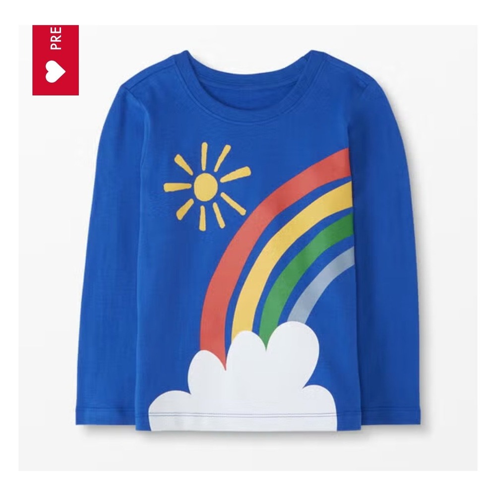 Hanna andersson rainbow baby long sleeve size 2T